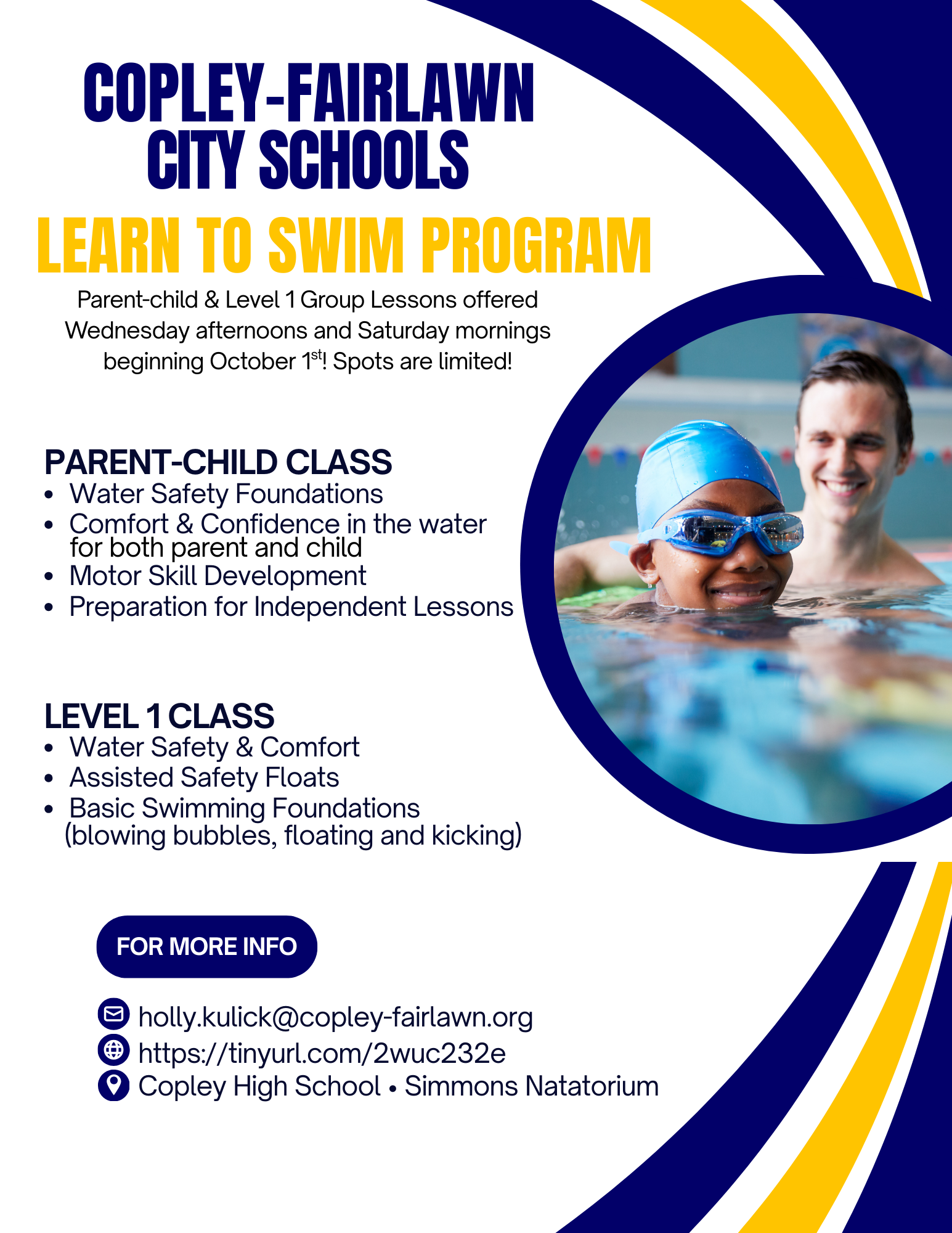 Learn To Swim Flyer